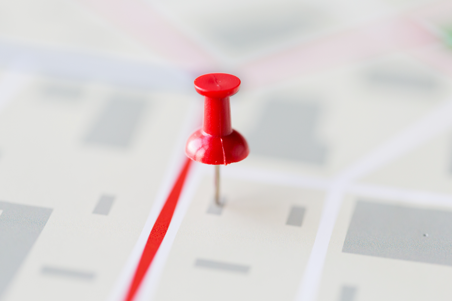 pin de localización, sobre un mapa